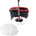 360° Spin Mop Bucket Set Stainless 