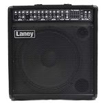 Laney Audiohub AH300 Multi-Instrument Combo Amp – 300W 5-Channel Amp with 5-Band EQ, Onboard Digital Effects, FX Loop, Kickback Monitor Design, 15” Woofer – Ideal for Full Band Setups & Large Gigs