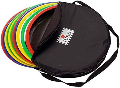 Rhinos Sports - Cerchi per Esercizi di Coordinazione, 12 Pz, con Borsa per Il Trasporto
