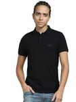 Jack & Jones Mens Slim Fit Polo T-Shirt Black