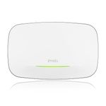 Zyxel WiFi 7 BE11000 Wireless MultiGig Pro Access Point | 2 x 2.5Gb Ethernet | Tri-Band Operation | Mesh and PTP Bridge | Cloud, App, Direct or Controller Management | POE+ | NWA130BE