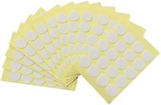 JHZABPO 240PCS Candle Wick Stickers for Candle Making, Candle Making Supplies, Heat Resistance Double-Sided Stickers, Candle Wick Stickers