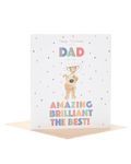 Boofle Birthday Card for Dad - Cute Design