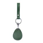 Temvue Access Card Holder RFID Key Fob Bag Key Chains NFC Smart Key Tag Card RFID Pod ID card protector common, Green, Large