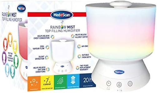 Medescan Rainbow Mist TOP FILLING Humidifier