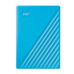 Western Digital 2TB My Passport Portable External Hard Drive HDD, USB 3.0, USB 2.0 Compatible, Blue - WDBYVG0020BBL-WESN