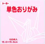 Toyo Origami Paper Single Color - Cherry Blossom - 15cm, 100 Sheets (1)