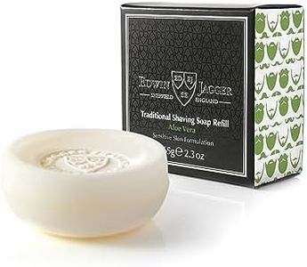 Edwin Jagger SSAV Aloe Vera 99.9% Natural Traditional Shaving Soap 65g Refill