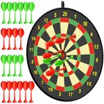 Doloowee 29 Inches Kids Dart Board Set,Safe Dart Game for Kids with 20 Darts,Indoor & Outdoor Party Games Toys Gifts for 3 4 5 6 7 8+ Year Old Boys Girls and Adult