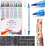 Ponhey Temporary Tattoo Markers, 10