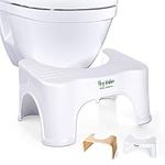 Hey Nature HOCA Original Toilet Stool, Medically Tested Poop Stool for Adults, Bathroom Stool as Remedy for Haemorrhoids, Constipation, IBS - Poo Stool for Complete, Painless BM, Toilet Step for Kids