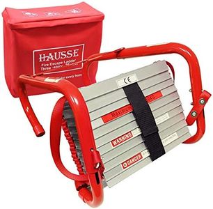 Hausse Retractable 3 Story Fire Escape Ladder, 25 Feet