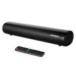 TKMARS Soundbar for TV, 2.0ch Soundbar with Subwoofer, 30W Bluetooth Wireless, 3 EQ Modes and Remote Control All-in-one Sound Bar with Optical, AUX, USB, Coaxial Bluetooth Speaker Soundbar