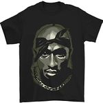 3TEES Hip Hop Rap Music Rapper Mens T-Shirt 100% Cotton Black 5XL