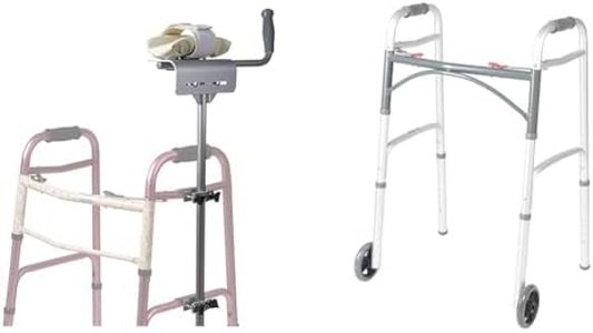 MABIS Walker Attachment for Drive Medical 350lb Capacity Folding Walker with 5" Wheels