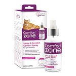 Comfort Zone Spray & Scratch Control Spray for Cat Calming, 4 oz. Value Size