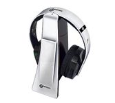 Geemarc CL7400_OP_SIL_VDE Opti Wireless Headphones (Charging Station, Over-Ear, with Digital 2.4 GHz Transmission, Volume Control Directly on the Headphones, TOSLINK), Silver/Black, 12