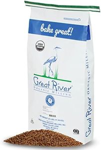 Great River Organic Milling, Whole Grain, Hard Red Spring Wheat, Organic, 25-Pounds (Pack of 1)