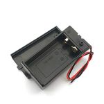 Hari Enterprise 9V Battery Holder Box Case with Wire Lead on/off Switch Cover