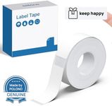 POLONO P31S Label Maker Tape, Adapted Label Print Paper, 14x40mm(0.55"x1.57"), Standard Laminated Self-Adhesive Label Tape, Thermal Label Maker Tape Refill for Home Office, 180 Labels, White