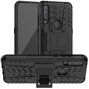 Ranyi for Jitterbug Smart 3 / Lively Smart Smartphone Case, Armor Case with Built-in Kickstand Anti-Slip Shock Absorbing Full Body Protection Rugged Defender Case for Jitterbug Smart3 -Black