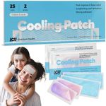 LivaClean 25 Sheets Cooling Patches, Cooling Fever, Cool Fever Patch Kids, Cooling Patch, Baby Cooling Pad, Cooling Gel Pad, Fever Cooling Pads