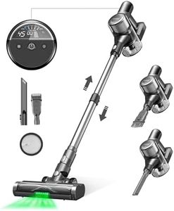 Ultenic U12 Vesla Aspirapolvere Senza Fili, Anti-groviglio, Green Eye Tecnologia, 40.000PA, 1L, 450W, Scopa Elettrica Potente, 45 Min Autonomia