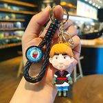 BOENJOY Gifts- Frozen-Hans Keychain with Loop and Hook Key Chain Bag/Hanging Keyring Suitable for Bag Charm, Car Keychain, Bike Keychain| Size Approx 6-7 CM