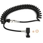 Paintball Remote Coil Hose Aluminium Air Coil Remote Hose Air Coil Corrugated Connecting Hose