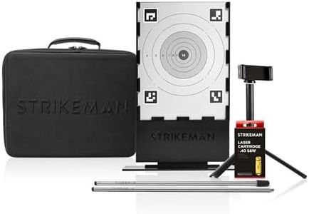 Strikeman .40 S&W Marksman Kit – Ultimate Dry-Fire Training Companion, All-in-One Solution Includes Carry Case, 3-Piece Target, Phone Mount w/Tripod & a Laser Cartridge