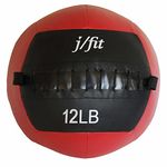 JFIT Wall Ball, Red/Black, 12 LB