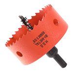 Dribotway 86mm 3-3/8'' Hole Saw, Bi-Metal Hole Saw Drill Bit High Speed Steel, Cutting Circular Holes, for Wood and Metal, Can Easily Drill Wood, Plastic, Plywood, Thin Metal