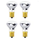 4 PCS R39 Reflector Type Bulb, 40W 120V Replacement Light Bulbs for Lava Lamp, Reflector Lava Lamp Bulb, R39 E17 Socket