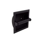 Design House 539254 Bathroom Accessories Hardware, Oil Rubbed Bronze, Recessed Toilet Paper Holder