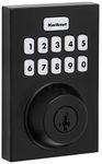 Kwikset 620CNTZW700-514S Contemporary Home Connect Keypad Connected Smart Lock Deadbolt with Z-Wave 700 and SmartKey Iron Black Finish