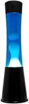 FISURA - White and Blue Lava Lamp. Black Base, Blue Liquid and White Lava. Lava lamp with Spare Bulb. Dimensions: 11 x 11 x 39.5 cm.