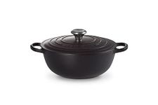 LE CREUSET Signature Soup Pot 26cm Matte Black SS Knob