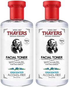 THAYERS Alcohol-Free Witch Hazel Unscented Face Toner Skin Care with Aloe Vera, Natural Gentle Facial Toner, for All Skin Types, Duo Pack (2 x 355mL)