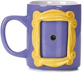 Friends Ceramic Picture Frame Mug with Monica's Yellow Peephole 330ml