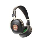 House of Marley Positive Vibration Frequency: Over-Ear Wireless Headphones with Microphone, Wireless Bluetooth Connectivity, 34 Hours of Playtime and Quick Charge Technology, Rasta