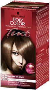 Schwarzkopf Poly Tint Colour, Warm Brown Number 38 - Pack of 3