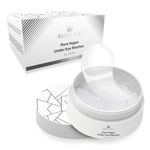 Revitale Pure Vegan Under Eye Patches, Helps Reduce Puffy Eyes & Dark Circles, Revitalise Dull Eye Masks - Nourishes, Renews, Soothes (Jar - 30 Pair)