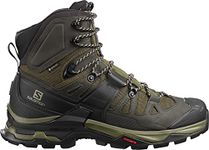 SALOMON Men's Quest 4 GTX High Rise Hiking Boots, Olive Night/Peat/Safari, 11 UK