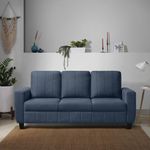 Sleepyhead Bae - 3 Seater Sofa (Fabric, Ocean Blue) 3-Person Sofa