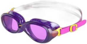 Speedo Junior Futura Classic Swimming Goggles | Anti-Fog | Anti-Leak , Purple/Pink, One Size