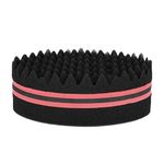 WildCard India 1Pc Oval Brush for Afros Dreadlocks Curl Coil Wave Double-sided Hair Twist Sponge Magic Hair Braider 4 Optional Colors