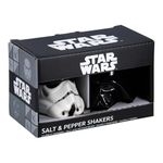 Star Wars Salt and Pepper Shakers Officially Licensed Disney Stormtrooper & Darth Vader Ceramic Set for Kitchen & Home Decor, Housewarming Gift for Movie Fans Comic and Gaming Kitchenware | Paladone