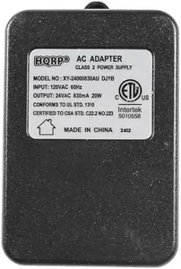 HQRP 120V to 24V AC 20VA Transformer Compatible with Nest, Ecobee, Sensi, Honeywell Thermostat, Nest Doorbell and All Versions of Ring Doorbell Power Supply Adapter Door-Bell 120v-to-24v, ETL Listed