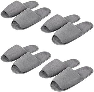 COHEALI Wedding Slippers Washable Slippers Slipper 4 Pairs Travel Folding Slippers Salon SPA Hotel Flops Open Toe Hotel Home Guest Pedicure Slippers Bulk Slippers Outdoor Slippers