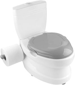 Kids Potty Training Toilet Seat | Toilet Potty with Flush Sound & Light | Portable Easy Clean Removable Pot & Seat | Toddler Potty Toilet | Educational Toddler Travel Essentials | One Size